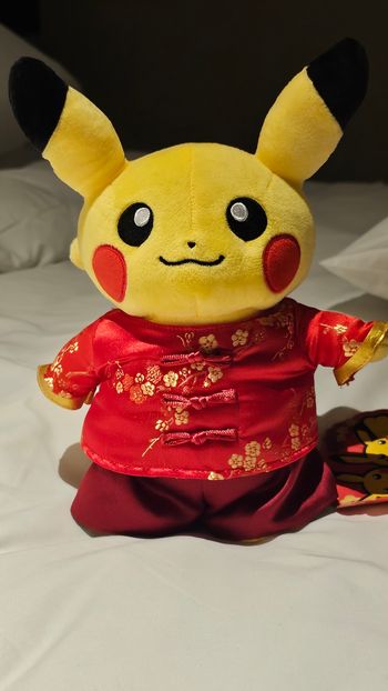 Couple Peluche Pikachu Pokémon – Édition Nouvel An Chinois