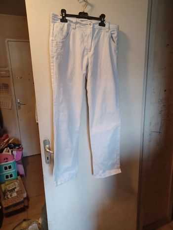 Jeans blanc 42