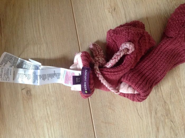 Gants bébé rose Sergent Major - 6/9 mois - photo numéro 2