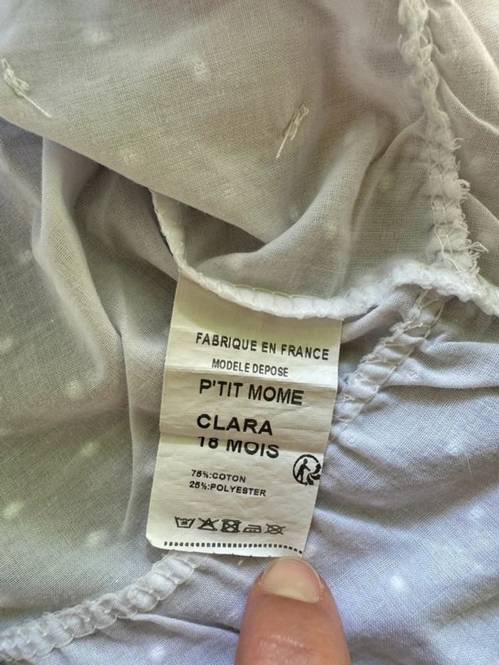 Ensemble tunique + pantalon vichy noir - 18 mois - photo numéro 4