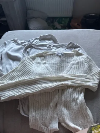 Lot de 3 t shirt à longue manche blanc