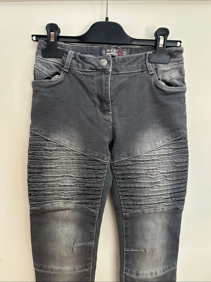 Pantalon Jeans forme Slim - Gris - T.8ans - Orchestra - photo numéro 5