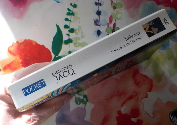 Imhotep L'Inventeur de l'éternité de Christian Jacq Ed. Pocket - photo numéro 3