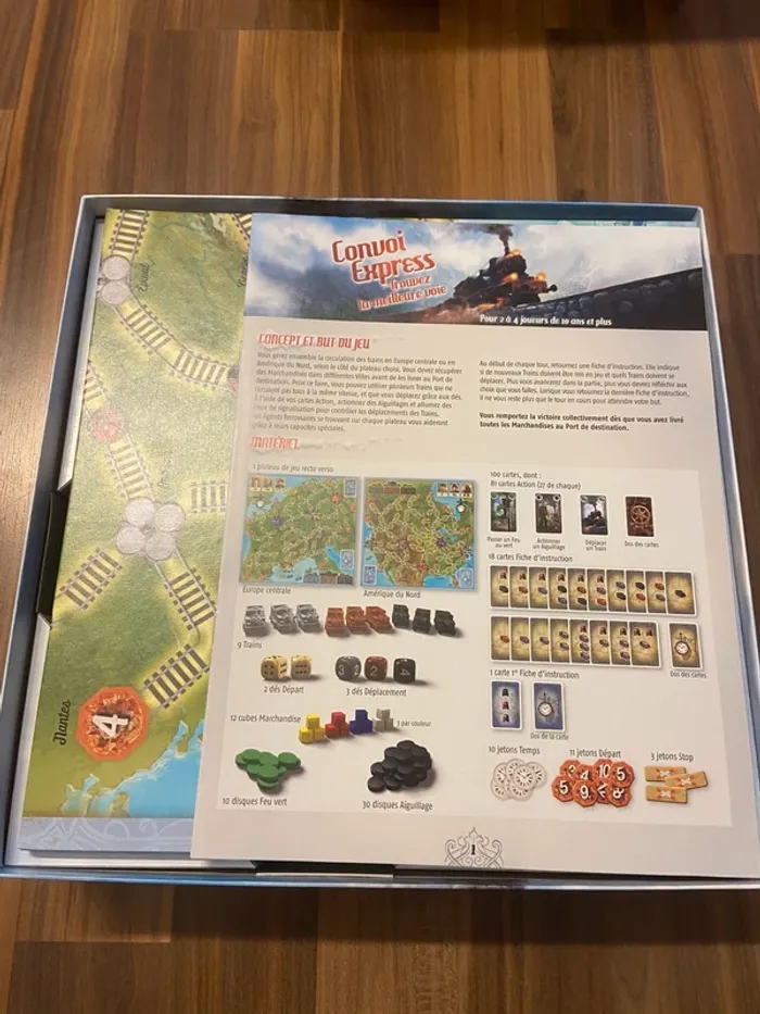 Jeu de société convoi Express de Iello en très bon état et complet - photo numéro 10