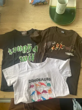 Lot 3 t shirt garçon s 6 ans