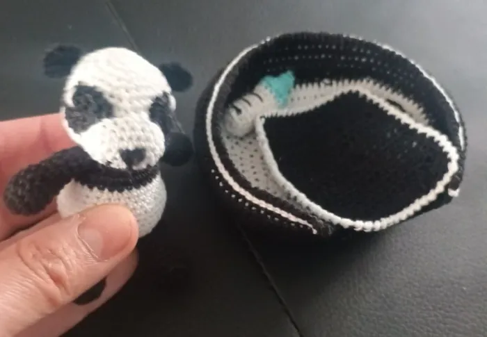 Nurcerie amigurimi panda neuf - photo numéro 9