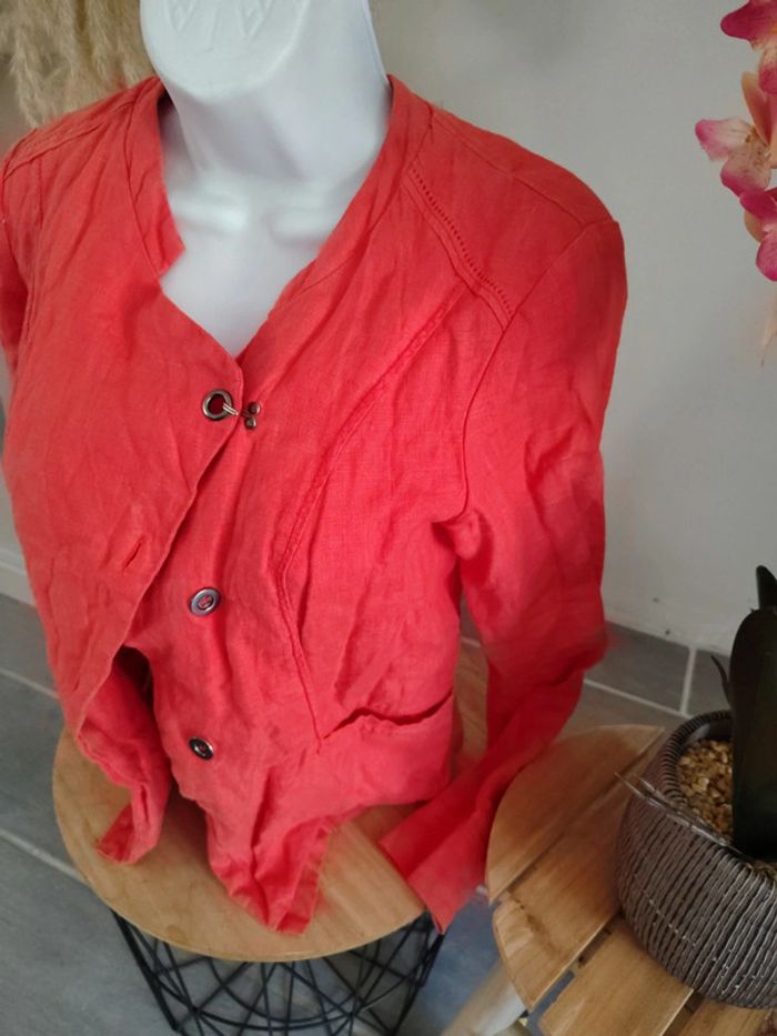 Sublime robe femme avec sa veste en lin 🎀 38 - photo numéro 8