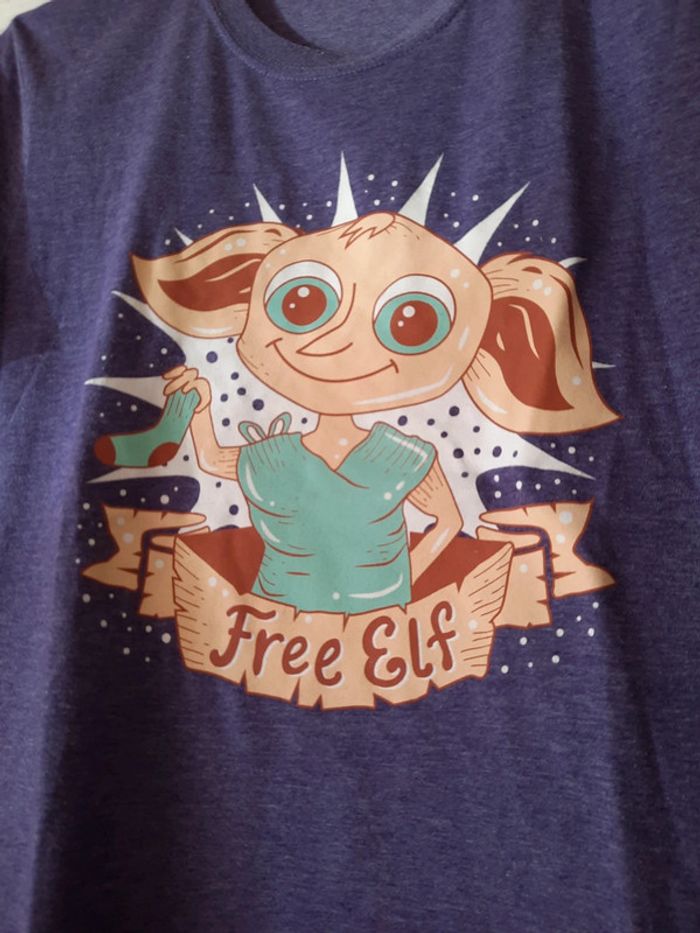 Tee shirt Dobby free elf - photo numéro 2