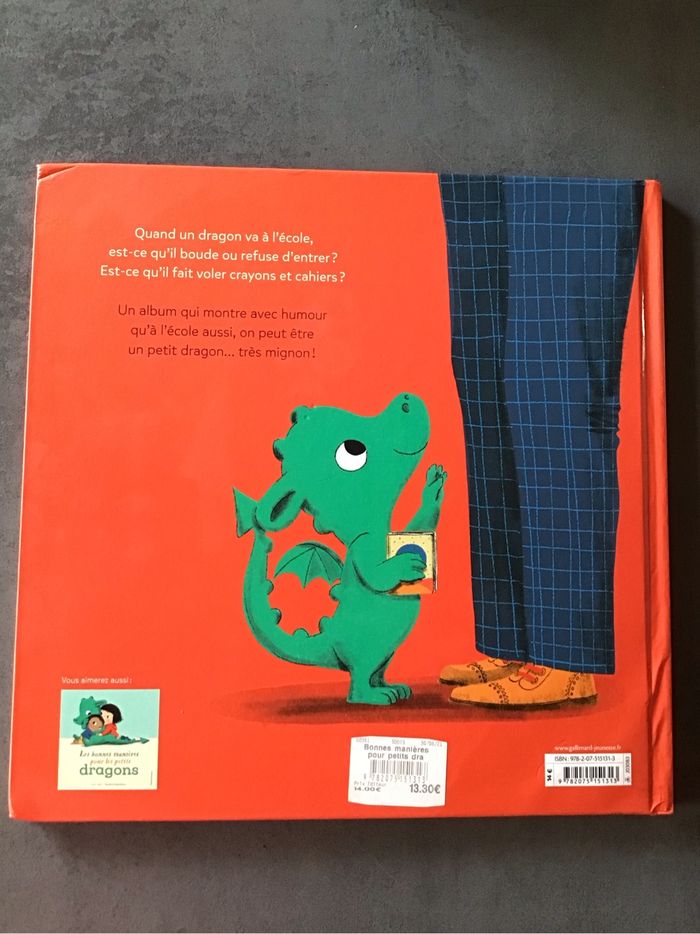 Livre « les bonnes manières pour les petits dragons à l’école - photo numéro 2
