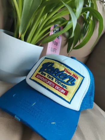 Casquette Trucker Western bleue