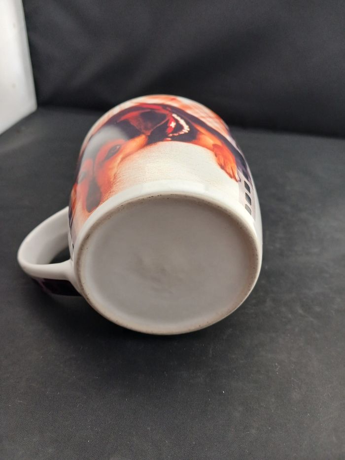 Tasse avec chien en céramique - photo numéro 6