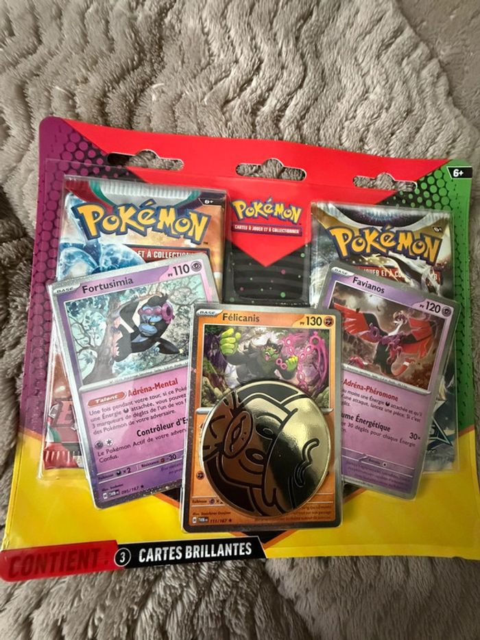 Pokémon - Duo Pack de 2 boosters : Félicanis, Fortusimia et Favianos