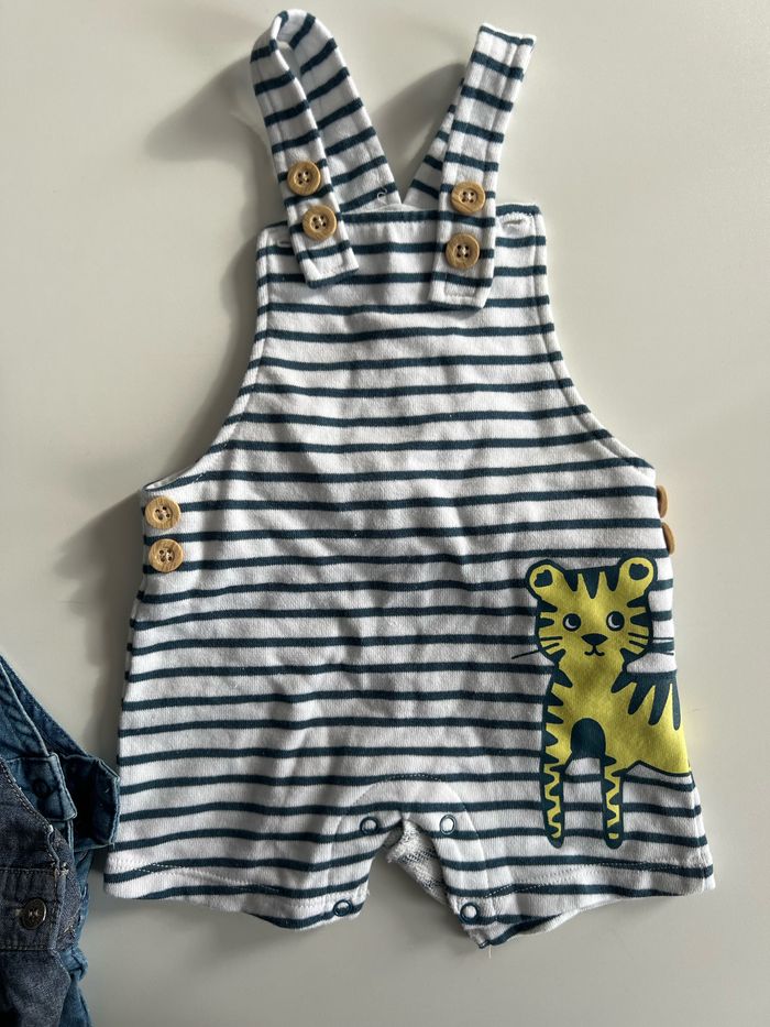 Lot salopettes garçon 9 mois très bon état - photo numéro 3