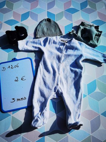 D1206 - pyjama garçon 3 mois