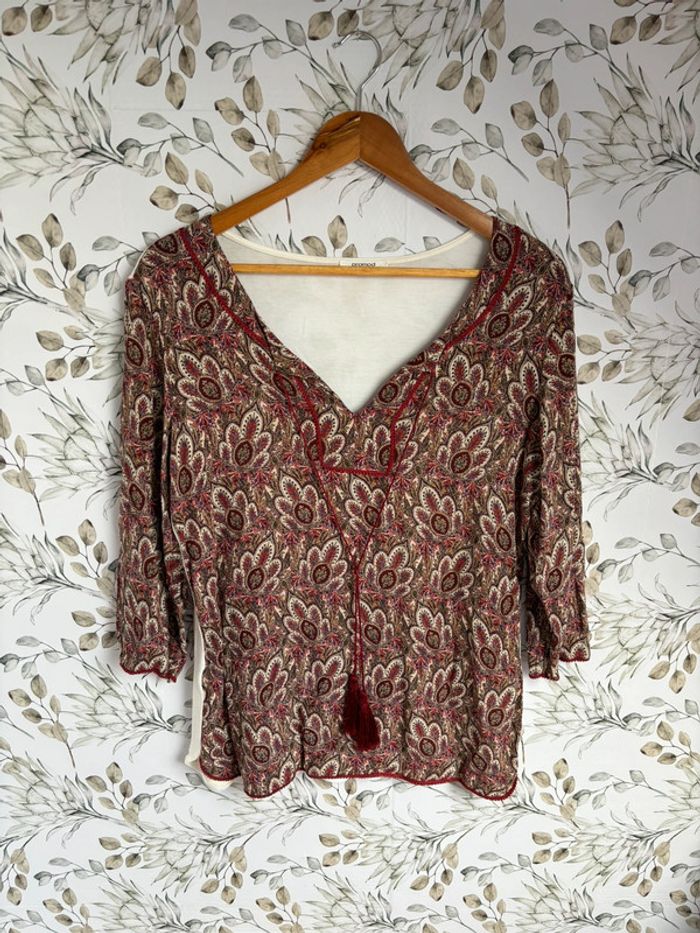 Blouse Promod bi matière bohème - photo numéro 1