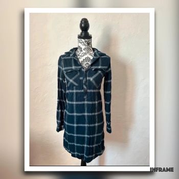 Très belle tunique chemise 🥰 à carreaux taille 36 kiabi