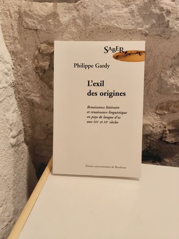 livre L'exil Des Originespar philippe gardy en tres bon etat ref EC