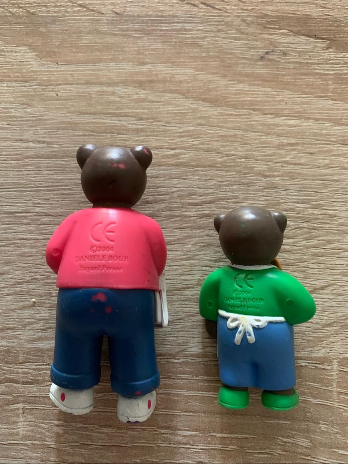 5 figurines petit ours brun à la maison - photo numéro 5