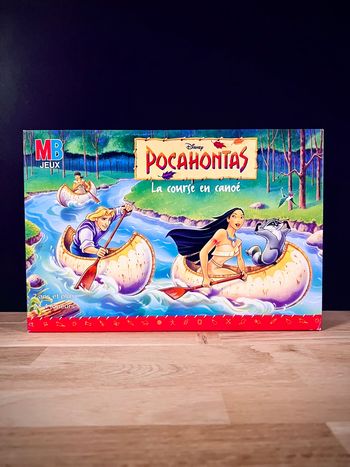 Jeu MB Pocahontas 1995 - La course en canoë – Complet – Très bon état