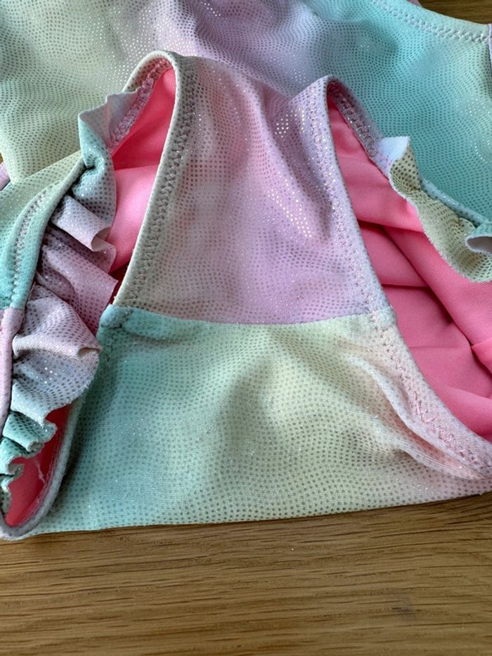 Maillot de bain 1 pièce arc-en-ciel et sirène - Taille 2/3 Ans - photo numéro 8