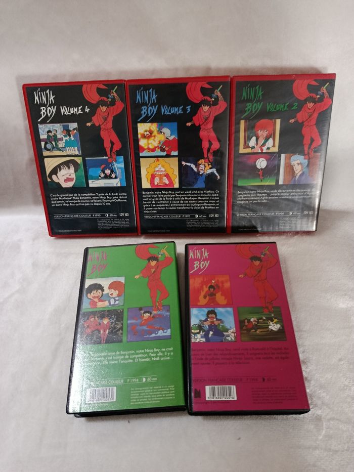 A saisir, lot cassettes VHS  " ninja boy " ( bien lire svp ) - photo numéro 3
