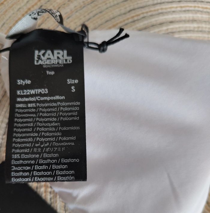 Haut maillot Karl Lagerfeld - Femme - photo numéro 3