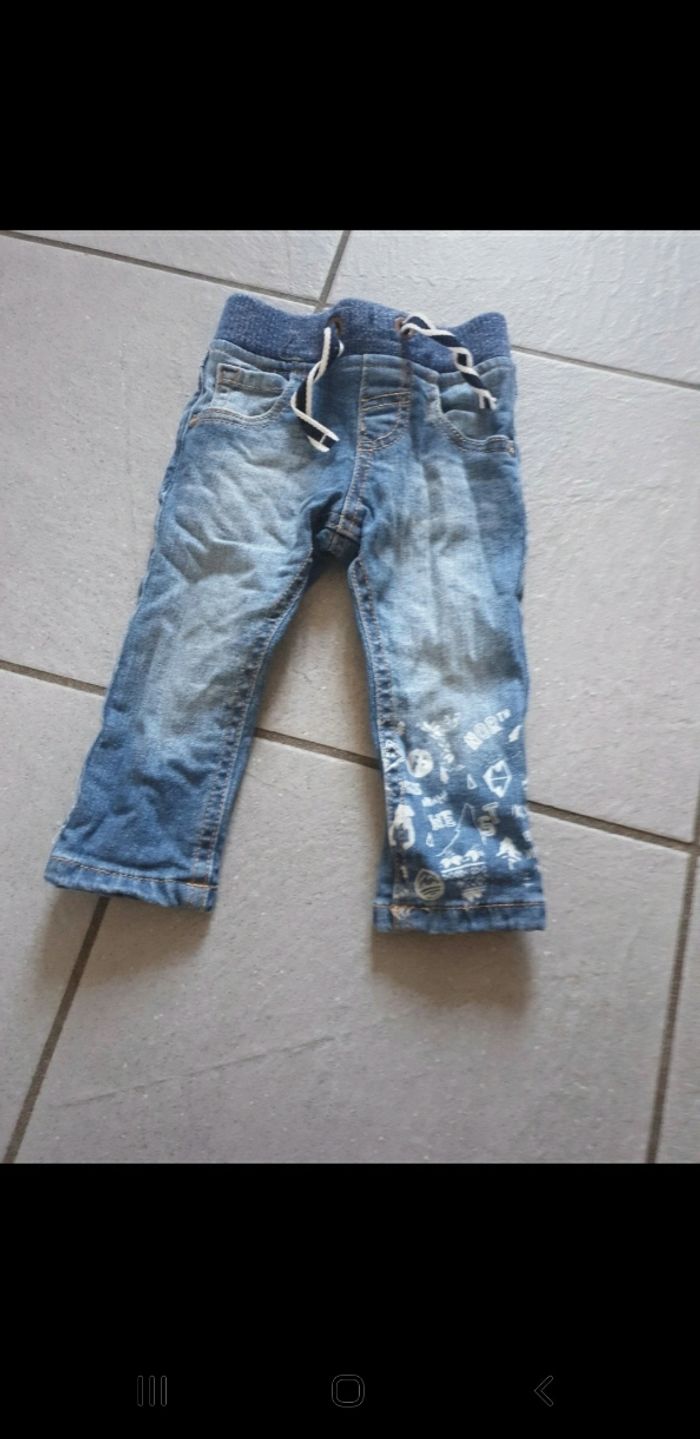 Jeans bébé ikks 6 mois - photo numéro 2