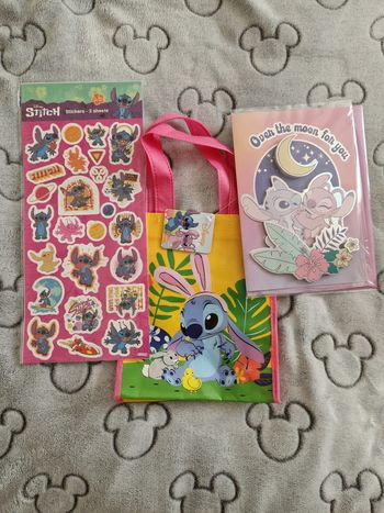 Lot sac et cartes stitch