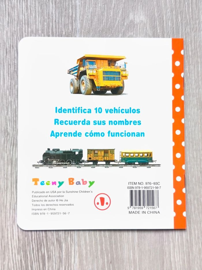 Mis primeros vehículos, mes premiers véhicules en espagnol - photo numéro 2