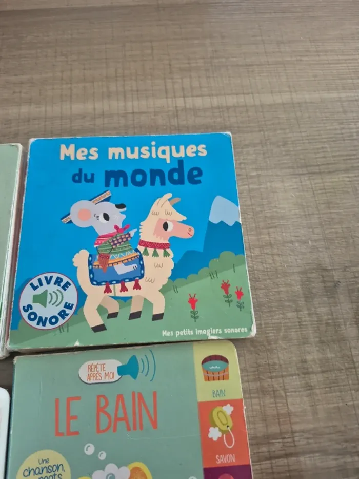 Lot livres sonores bébé - photo numéro 3