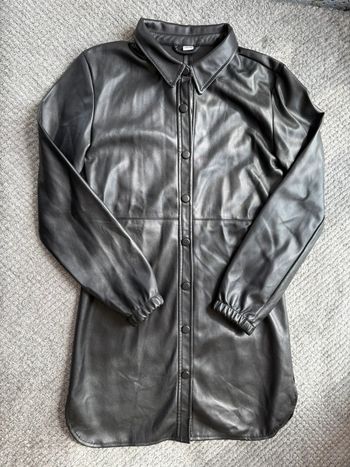 Veste longue similicuir (14 ans )