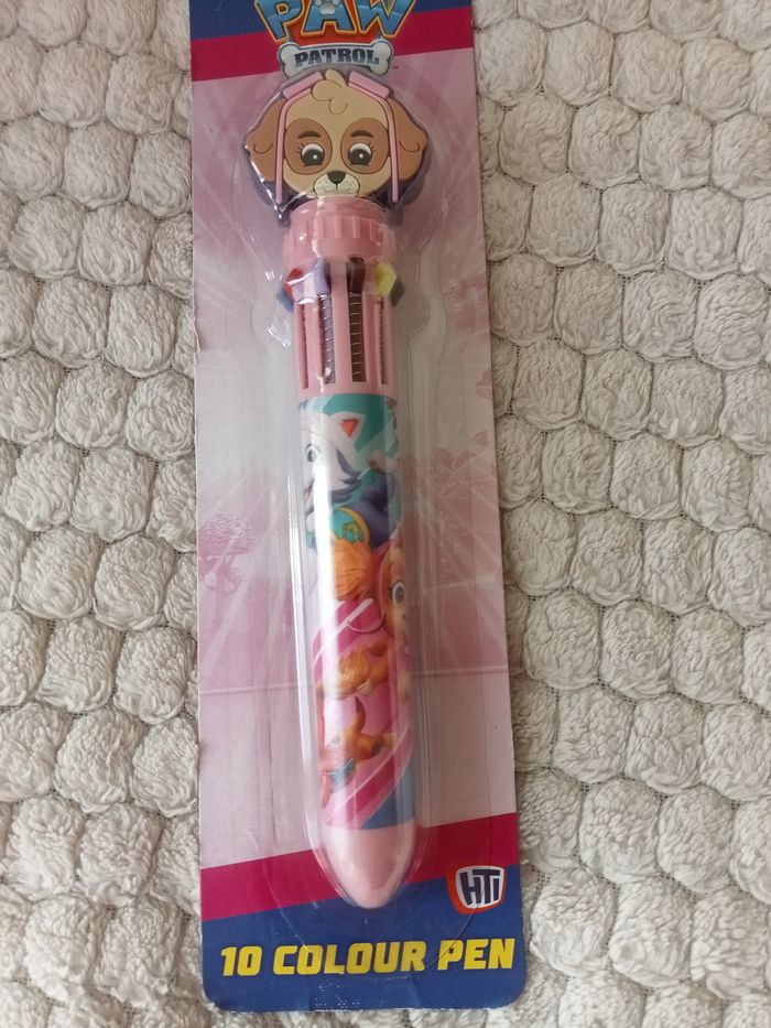 Stylo 10 couleurs Paw patrol