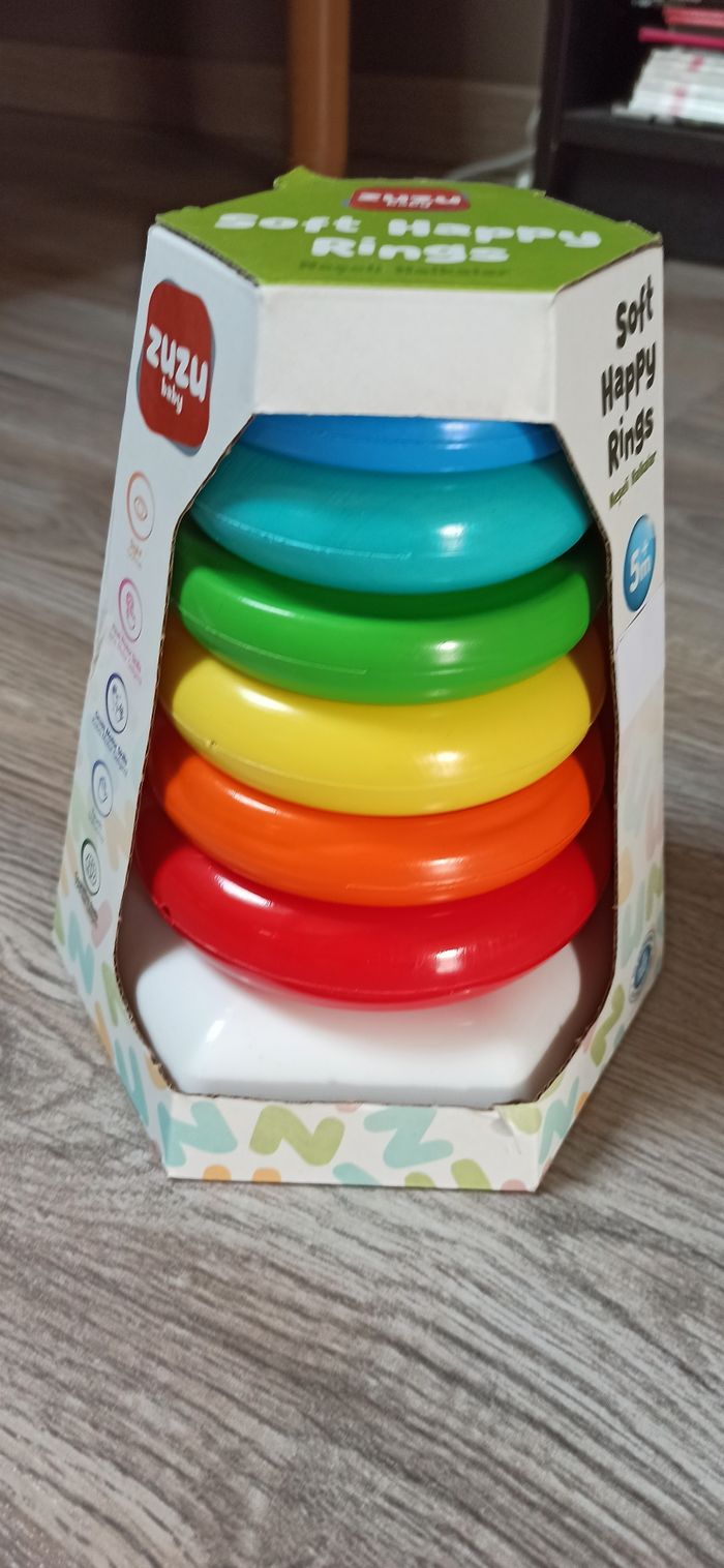 Lot jouets bébé à empiler et tirer - photo numéro 2