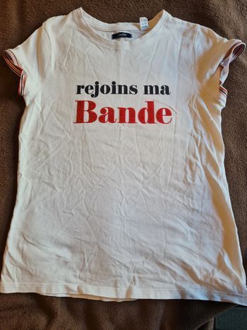 T-shirt blanc 12 ans Okaidi