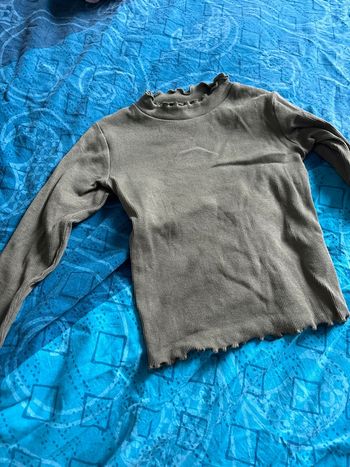 Teeshirt manche longue kaki