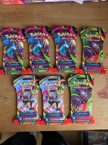 7 blister flammes fantasmagoriques