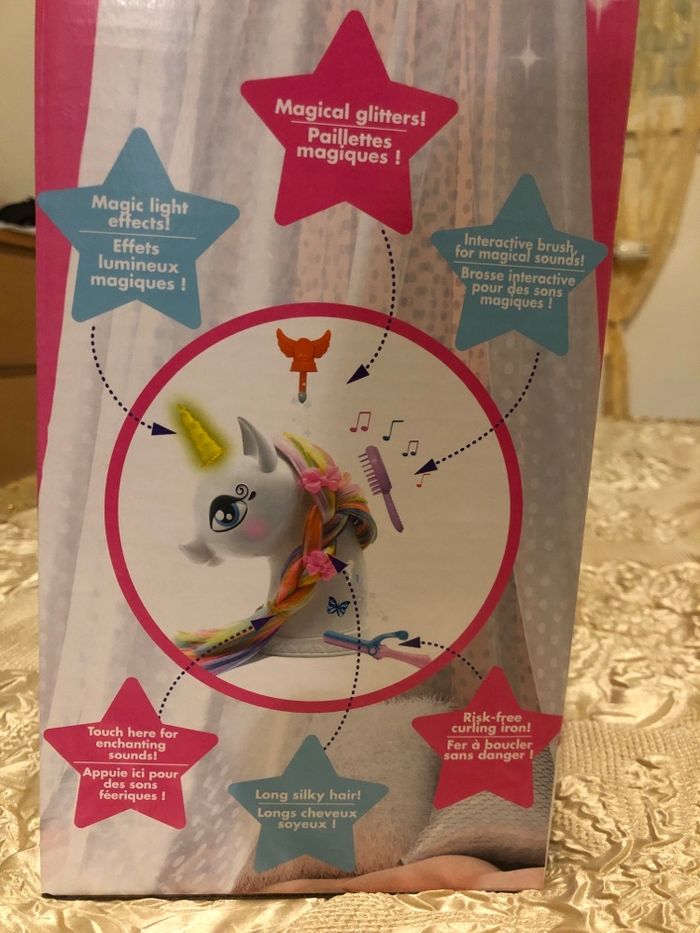 Tête à coiffer licorne interactive lexibook - photo numéro 4