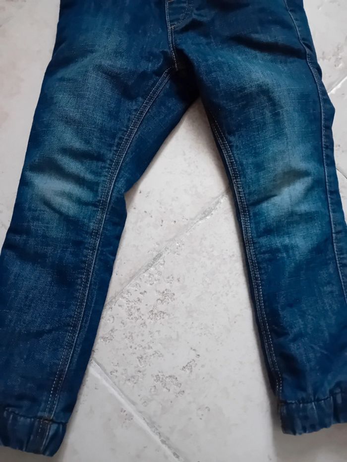 Pantalon jean doublé polaire - photo numéro 3