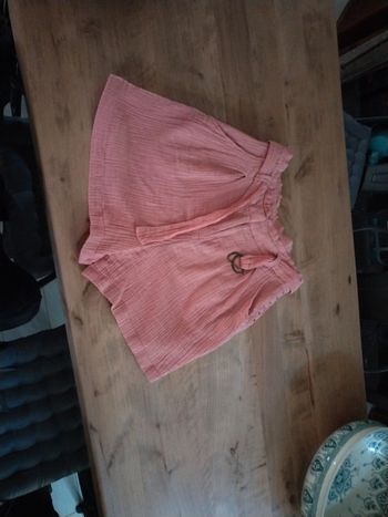 Short gaze de coton