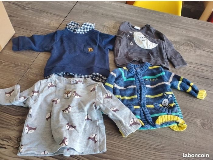 lot de 4 pulls 3 mois