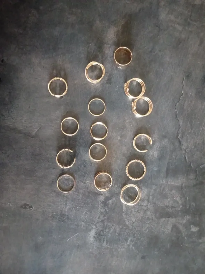 Lot de 15 bagues - photo numéro 2