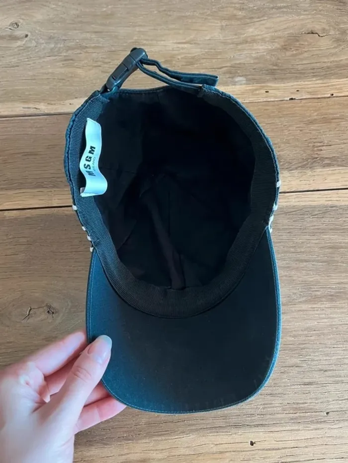 Casquette MSGM noire unisexe - photo numéro 5