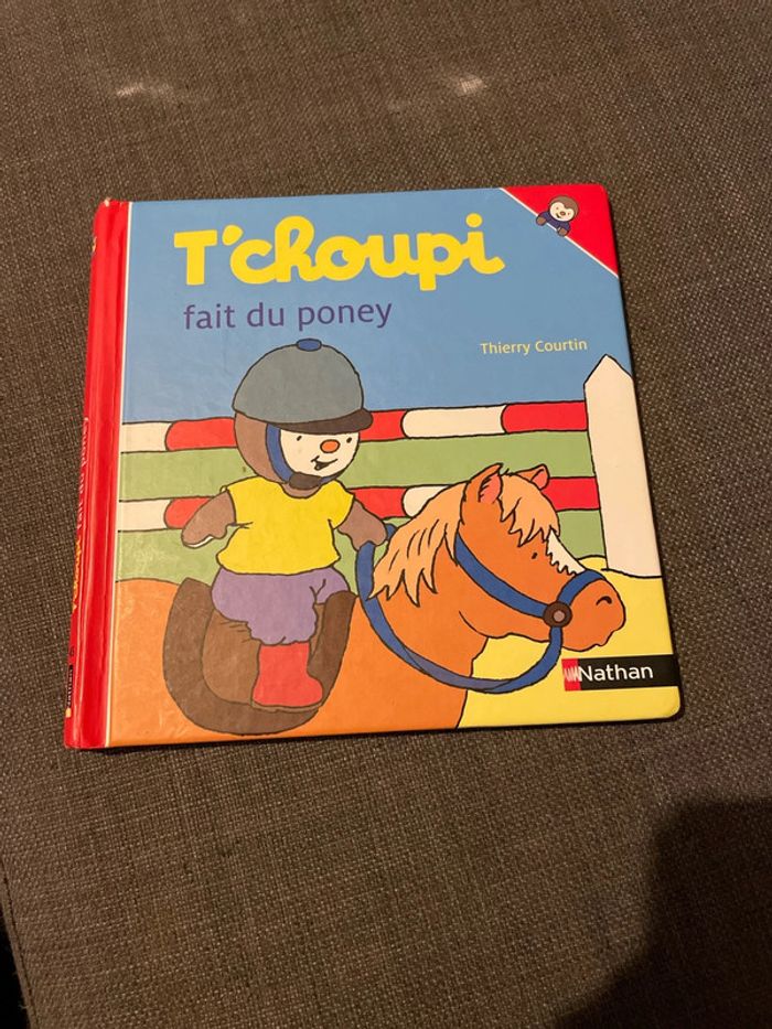 Livre Tchoupi fait du poney - photo numéro 1