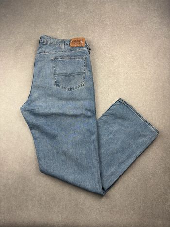 Jean pantalon coupe droite signature levis bleu W40 L32