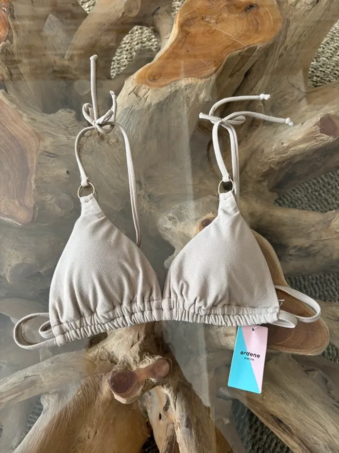 Haut de maillot de bain beige Ardene S