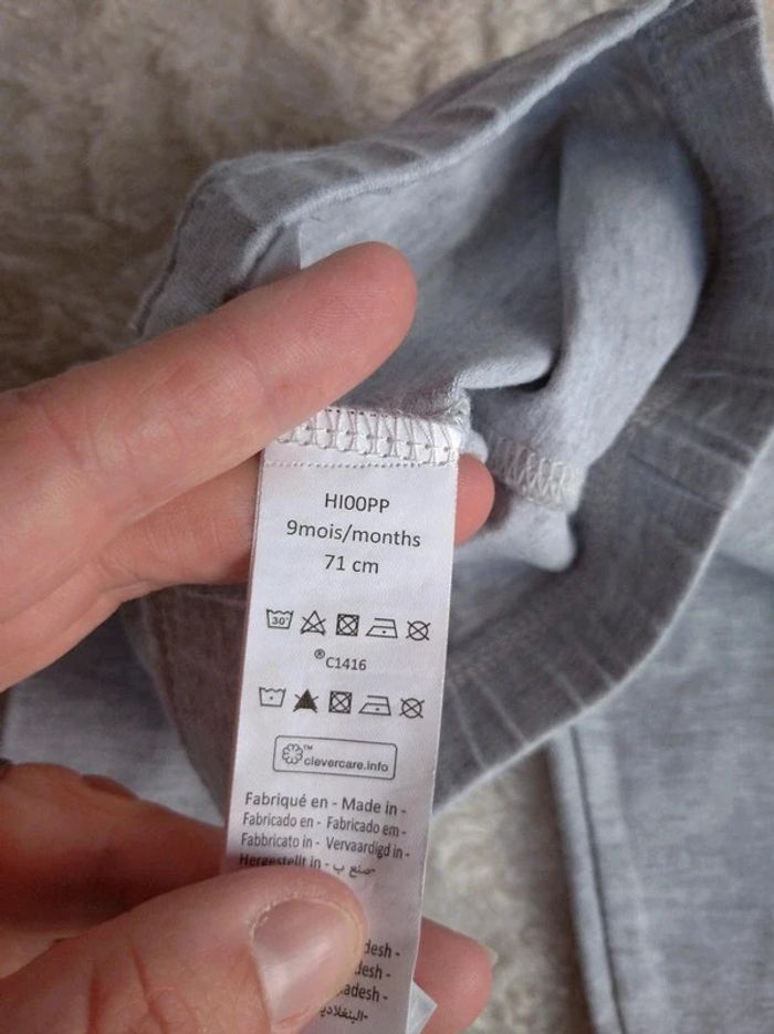 Ensemble (tee shirt manches courtes+legging) Fille 9/12 mois Mexx Fleurs - photo numéro 12