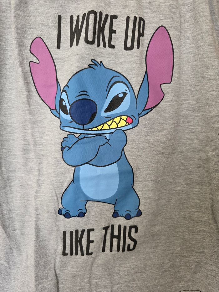 PYJAMA 2 PIÈCES SHORT DISNEY STITCH FILLE 👧 TAILLE 12/14ANS NEUF - photo numéro 3