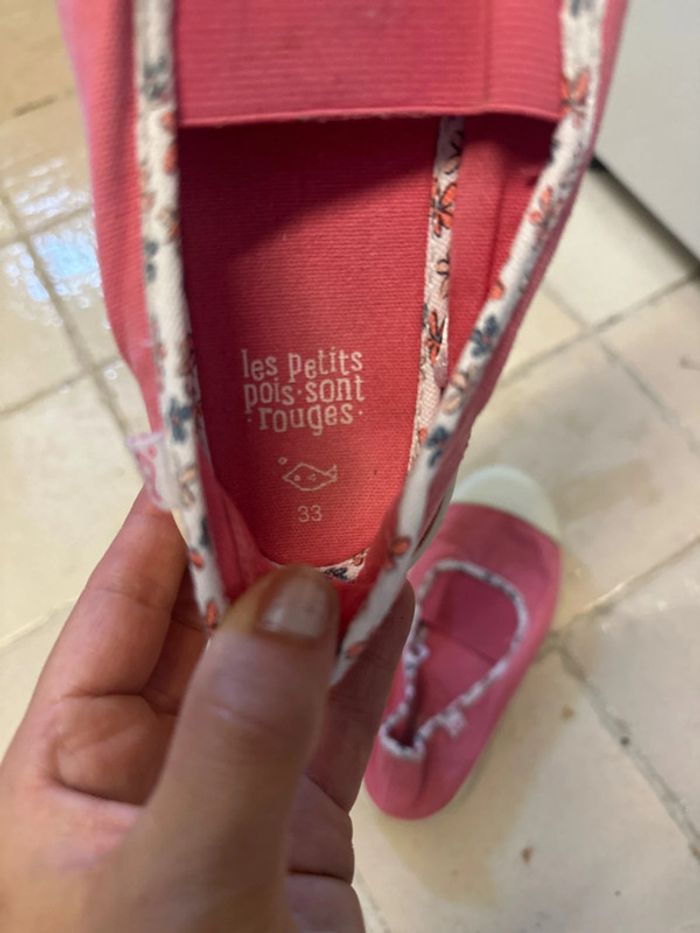 Ballerine rose corail les petits pois sont rouges 33 - photo numéro 4