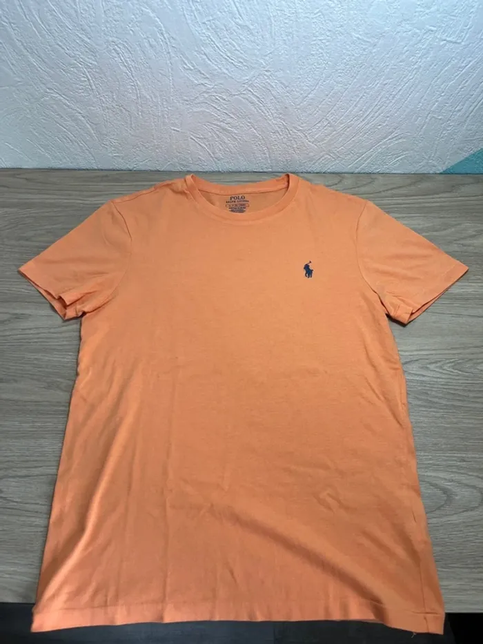 T-shirt Ralph Lauren - couleur orange- taille S - photo numéro 4