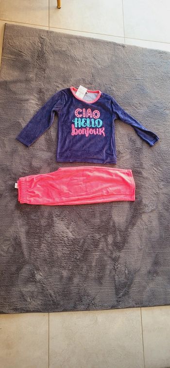 Pyjama 4 ans velours